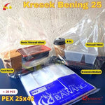 Kantong Kresek Bening PEX Bawang Saola 25x48