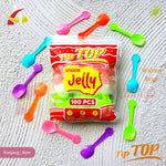 Sendok Jelly Tip Top Warna 100Pcs