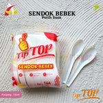 Sendok Bebek Plastik Bening Tip Top 144pcs / Sendok Makan Tebal