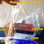 Kantong Kresek Bening PEX Bawang Saola 25x48
