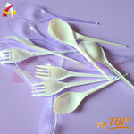 Sendok Makan Tip Top Putih Susu 100pcs