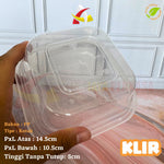 Thinwall Klir Square 600ml 25pcs