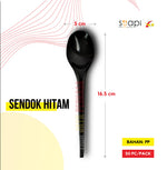 Sendok Suapi Hitam 50 Pcs