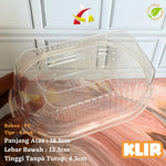 Thinwall Klir Oval 700ml 25pcs