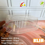 Thinwall Klir Oval 700ml 25pcs