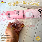 Cup Pudding Jelly Agar RJM 60ml 90ml 100ml 50pcs