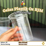 Gelas Plastik 12oz 14oz 16oz RJM 5gr 50pcs