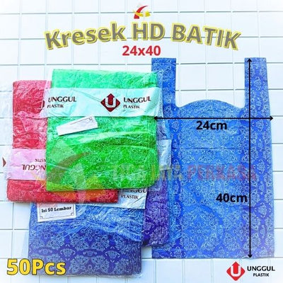HD Kantong Kresek Batik 24x40 Unggul 50pcs