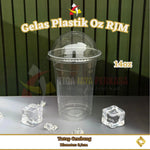 Gelas Plastik 12oz 14oz 16oz RJM 5gr 50pcs