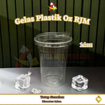 Gelas Plastik 12oz 14oz 16oz RJM 5gr 50pcs