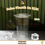 Gelas Plastik 12oz 14oz 16oz RJM 5gr 50pcs