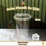 Gelas Plastik 12oz 14oz 16oz RJM 5gr 50pcs