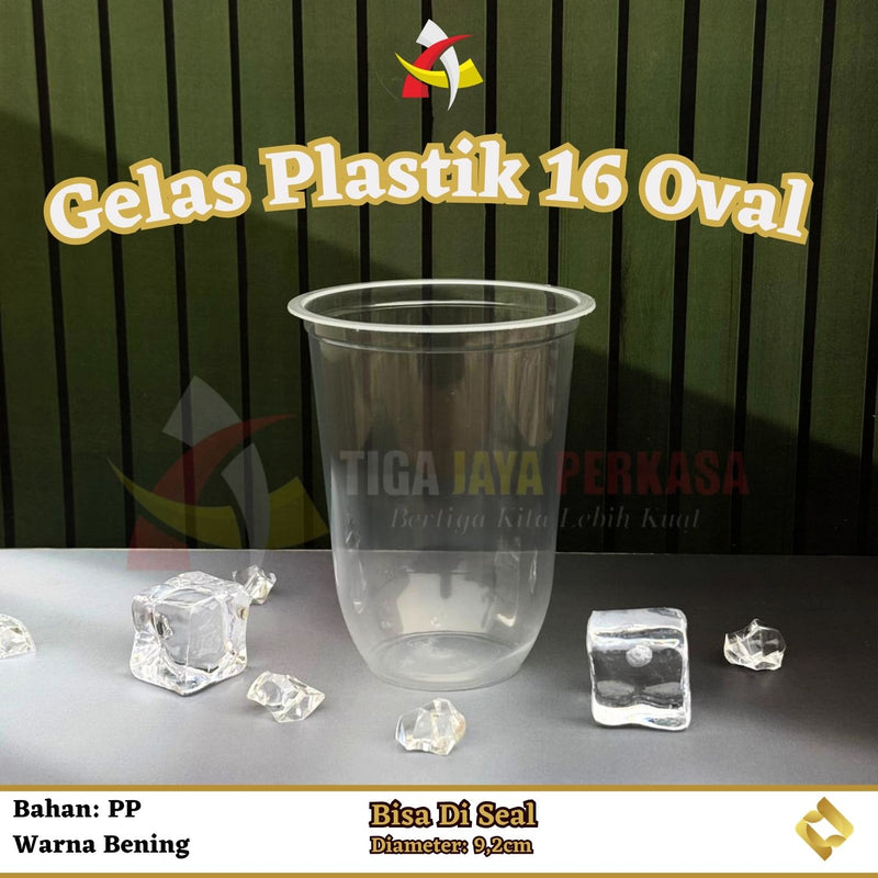 Gelas Oval 16oz 7gr RJM 50Pcs