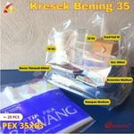 Kantong Kresek Bening PEX Bawang Saola 35x63