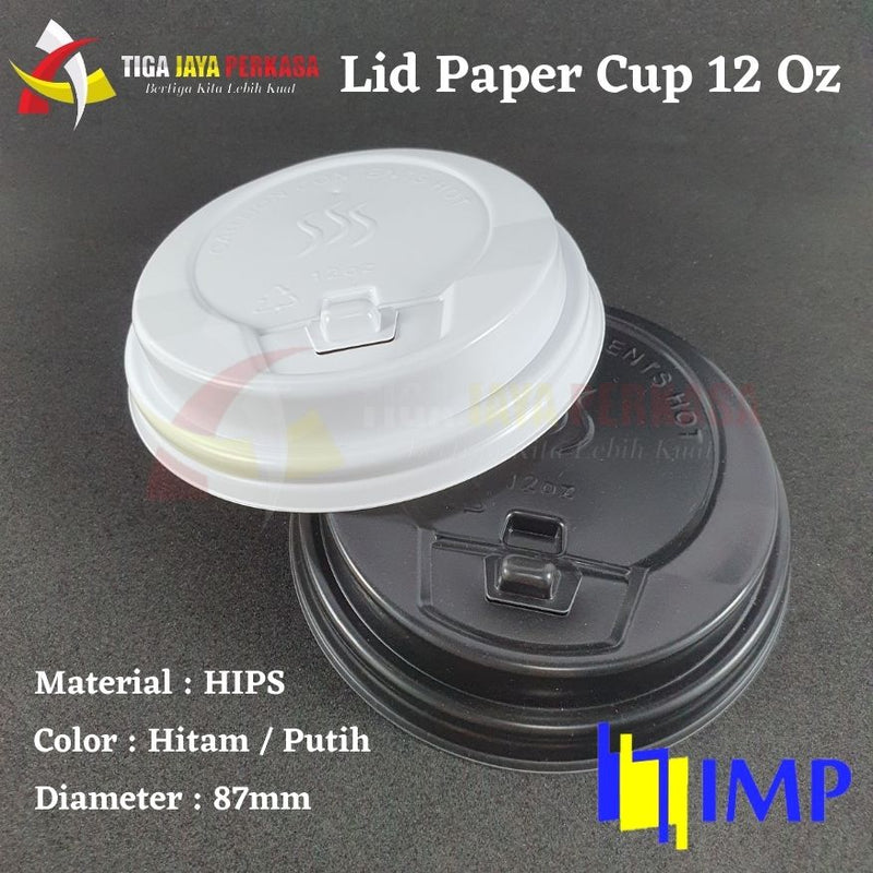 Tutup Paper Cup 12oz 50pcs