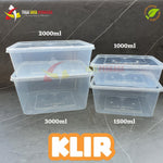 Thinwall Klir Square 1000ml 25pcs