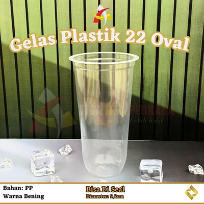 Gelas Oval 22oz 7gr RJM 50Pcs