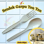 Sendok Garpu Makan Ten Ten 100pcs