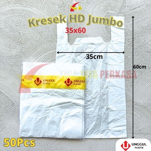 Kantong Kresek Jumbo Uk35 Kresek laundry 35x60 50pcs