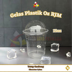 Gelas Plastik 12oz 14oz 16oz 7gr RJM + Lid 50pcs