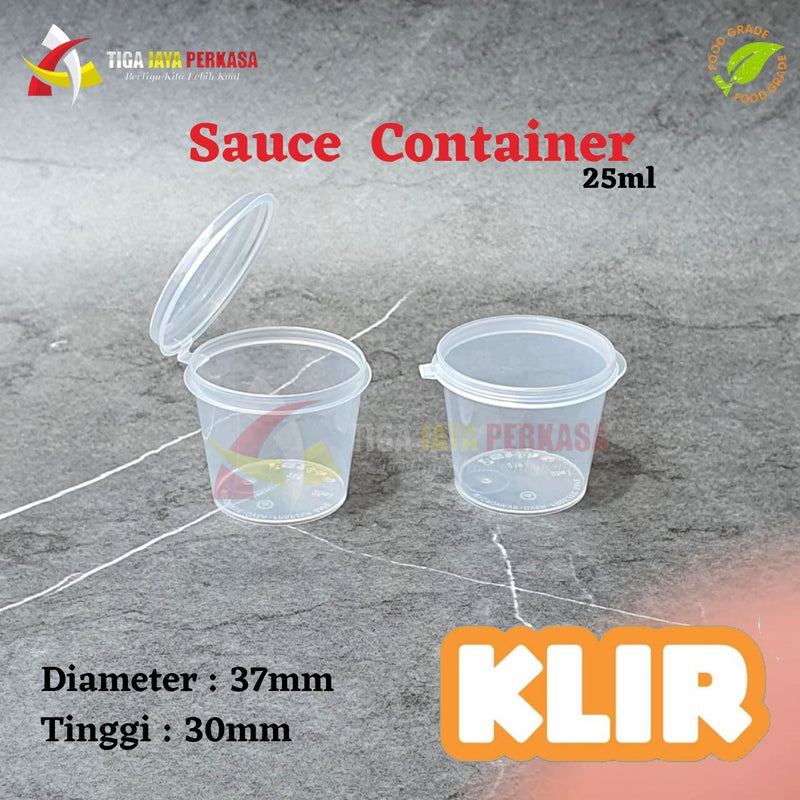 Sauce Container 25ml KLIR 50Pcs