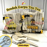 Sendok Garpu Makan Ten Ten 100pcs