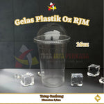 Gelas Plastik 12oz 14oz 16oz 7gr RJM + Lid 50pcs