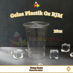 Gelas Plastik 12oz 14oz 16oz 7gr RJM + Lid 50pcs