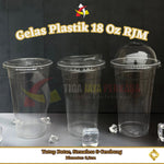Gelas Plastik 18oz 7gr RJM + Tutup 50pcs