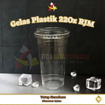 Gelas Plastik 22oz RJM + Tutup 50pcs