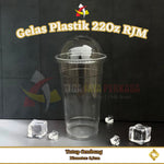 Gelas Plastik 22oz RJM + Tutup 50pcs