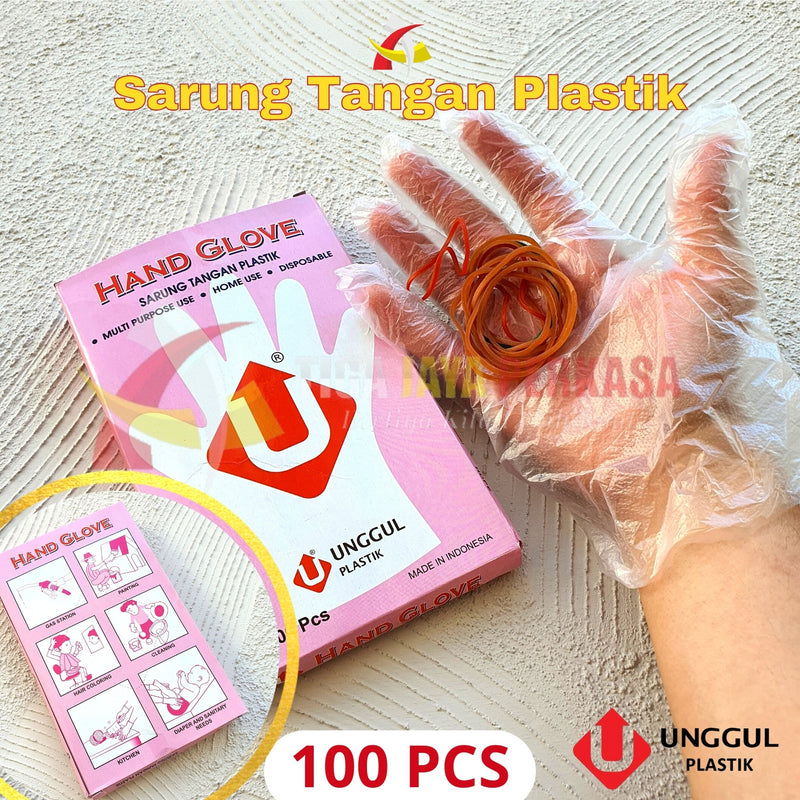 Sarung Tangan Plastik UP Serbaguna 100Pcs