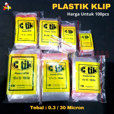 Plastik Klip Ziplock CTIK 100pcs