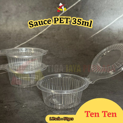 Sauce Cup PET 35ml Ten Ten 50pcs