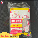 Sauce Cup PET 60ml Ten Ten 50pcs