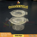 Sauce Cup PET 70ml Ten Ten 50pcs