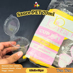 Sauce Cup PET 70ml Ten Ten 50pcs