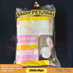 Sauce Cup PET 70ml Ten Ten 50pcs