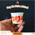 Cup Ice Cream 100ml Print Hati Tip Top 50pcs