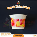 Cup Ice Cream 100ml Print Hati Tip Top 50pcs