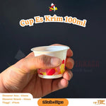 Cup Ice Cream 100ml Print Hati Tip Top 50pcs