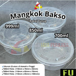 Mangkok Bakso Plastik 700ml 850ml 999ml Polos FU 25pcs