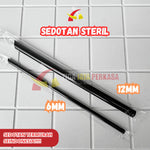 Sedotan Steril 12mm x 21cm Platinum Straw 100pcs