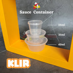 Sauce Container 60ml KLIR 50pcs