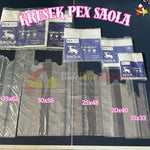 Kantong Kresek Bening PEX Bawang Saola 25x48
