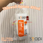 Thinwall Square 450ml SUAPI 25pcs