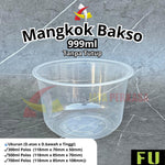 Mangkok Bakso Plastik 700ml 850ml 999ml Polos FU 25pcs