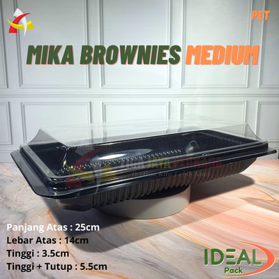 Mika Brownies M Ideal PET 50pcs