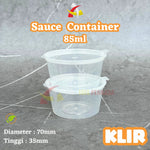 Sauce Container 85ml KLIR 50Pcs