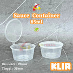 Sauce Container 85ml KLIR 50Pcs